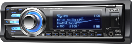 Sony Xplod Black Single Din CD Receiver - CDX-GT740UI