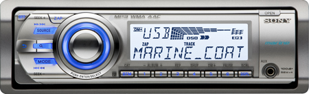 Sony Xplod Marine CD Receiver MP3/WMA/AAC Player Receiver - CDX-M60UI