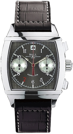 Ball Conductor Chronograph Bla