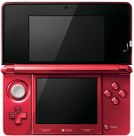 Nintendo 3DS Flame Red Portable Gaming System - CTRSRAAA Nintendo 3DS Flame Red Portable Gaming System - CTRSRAAA