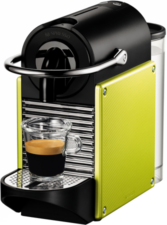 Nespresso Pixie Electric Lime Espresso Machine - D60YE Nespresso Pixie Electric Lime Espresso Machine - D60YE