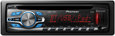 Pioneer Single DIN CD Receiver - DEH-6400BT