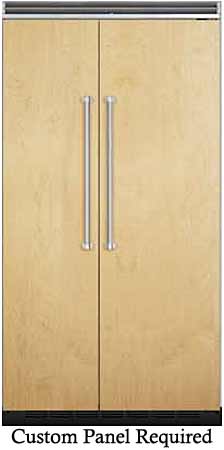 Viking 42 ' Designer Series Custom Panel Built-In Side-By-Side Refrigerator - DFSB542