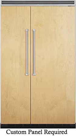 Viking 48 ' Designer Series Custom Panel Built-In Side-By-Side Refrigerator - DFSB548
