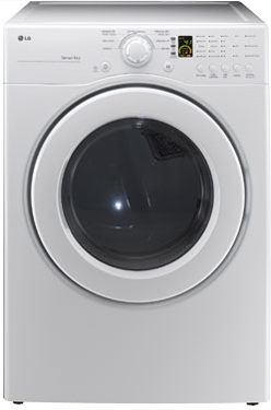 LG 7.1 Cu Ft Front Loading White Gas Dryer - DLG2141W