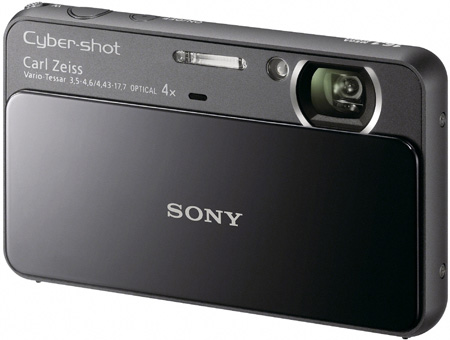Sony DSC-T110 Black 16.1 Megapixel Sleek Cyber-Shot Digital Camera - DSC-T110/B