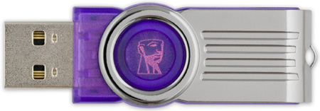Kingston Purple DataTraveler 101 Generation 2 32GB Flash Drive - DT101G2/32GBZ