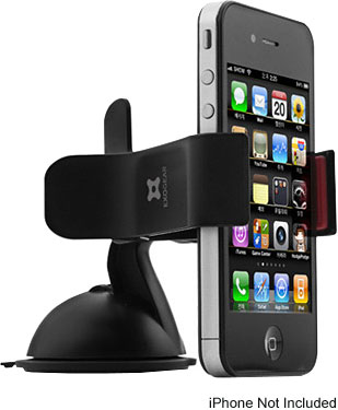 ExoGear ExoMount Black Universal Phone And GPS Car Mount - EGEMBLK