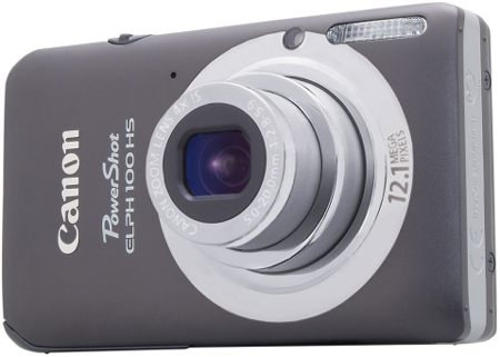 Canon ELPH 100 HS Gray Powershot 12.1 Megapixel Digital Camera - 4928B001 Canon ELPH 100 HS Gray Powershot 12.1 Megapixel Digital Camera - 4928B001