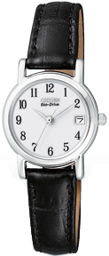 Citizen Eco-Drive Black Strap Womens Watch - EW1270-06A