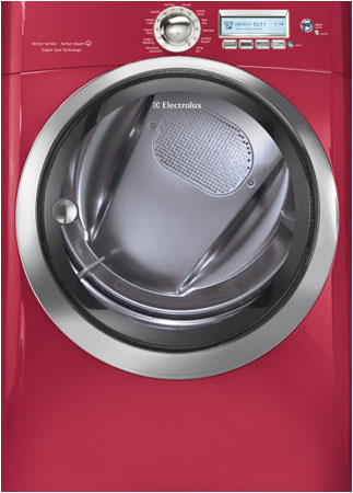 Electrolux EWMGD70JRR Red Hot Red Gas Steam Dryer - EWMGD70JRR Electrolux EWMGD70JRR Red Hot Red Gas Steam Dryer - EWMGD70JRR