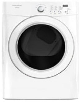 Frigidaire Affinity 7.0 Cu Ft White Gas Dryer - FASG7021NW