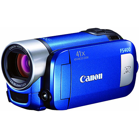Canon FS400 Blue Flash Memory Camcorder - FS400BLUE