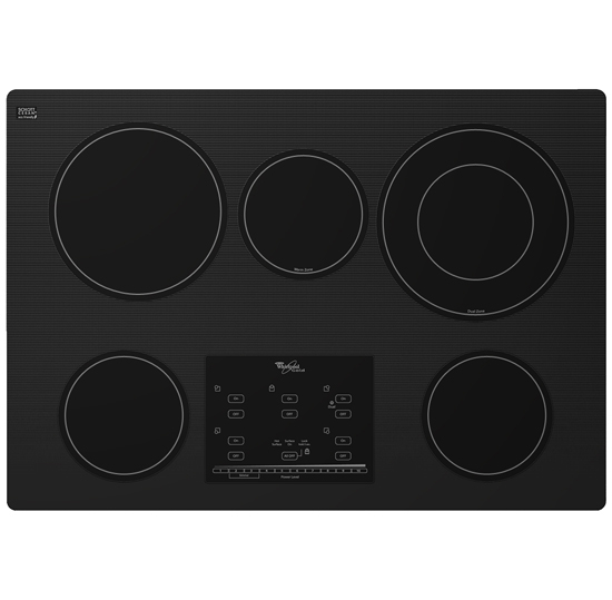 Whirlpool 30 ' Black Electric Ceramic Glass Cooktop - G9CE3065XB