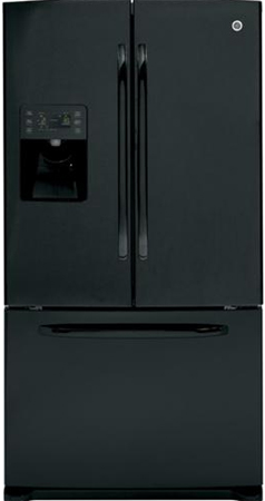 GE 26 Cu Ft Black Free-Standing Bottom Freezer Refrigerator - GFSF6PKBBB