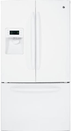 GE 26 Cu Ft Free-Standing Bottom Freezer Refrigerator - GFSF6PKBWW