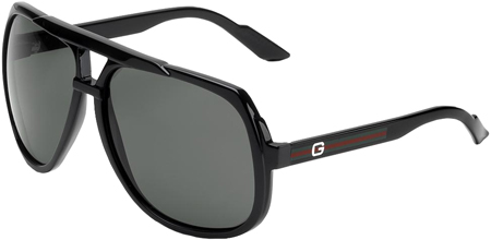 Gucci Black Large Aviator Unisex Sunglasses - GG 1622/S D28/R6