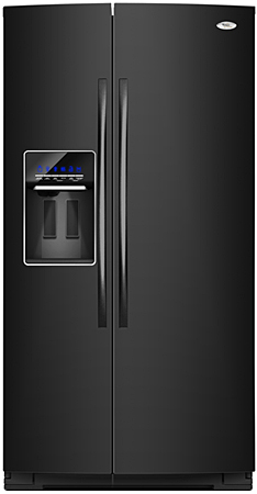 Whirlpool Black Counter Depth Side-By-Side Refrigerator - GSC25C4EYB