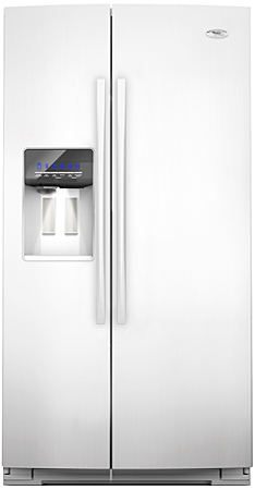 Whirlpool White Counter Depth Side-By-Side Refrigerator - GSC25C4EYW