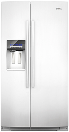 Whirlpool White Counter Depth Side-By-Side Refrigerator - GSC25C6EYW