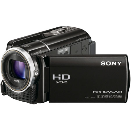 Sony Full HD Black 160GB Hard Disk Drive Camcorder - HDR-XR160