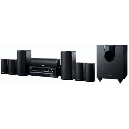 Onkyo 7.1 Channel Black Home Theater Receiver/Speaker Package - HT-S5400