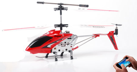 iSuper iPhone/iPod/iPad Small Controlled Helicopter - IHELI007