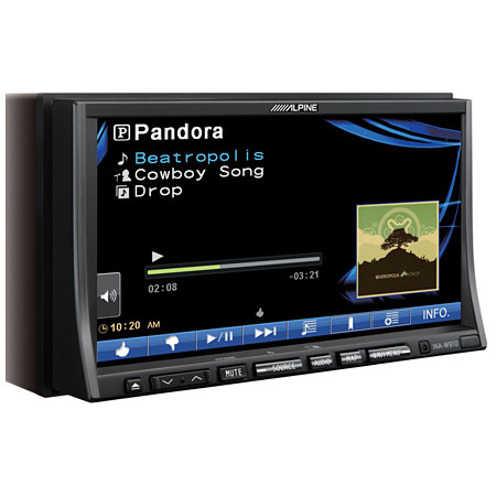 Alpine All-In-One Navigation/Audio/Video System With Bluetooth - INA-W910
