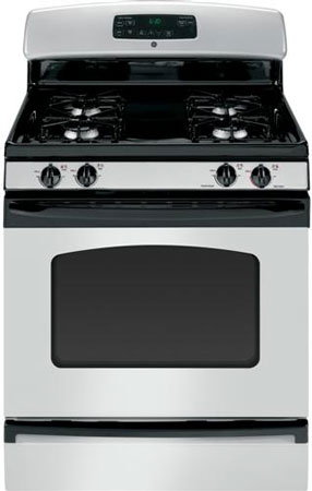 GE 30 ' Silver Free-Standing Gas Range - JGB250GETSA