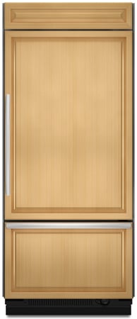 KitchenAid Overlay 36 ' Architect Series II Built-In Bottom Freezer Refrigerator - KBRO36FTX