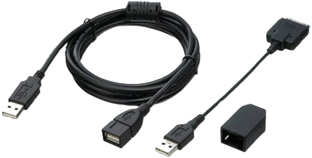 Alpine Black USB iPod/iPhone Cable - KCU-445i