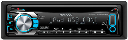 Kenwood Single DIN In-Dash CD Receiver - KDC-352U