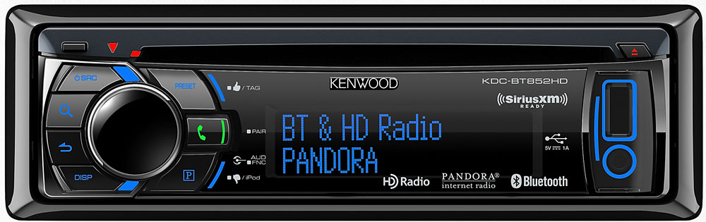 Kenwood In-Dash CD Receiver - KDC-BT852HD