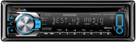 Kenwood Excelon In Dash CD Receiver - KDC-X596