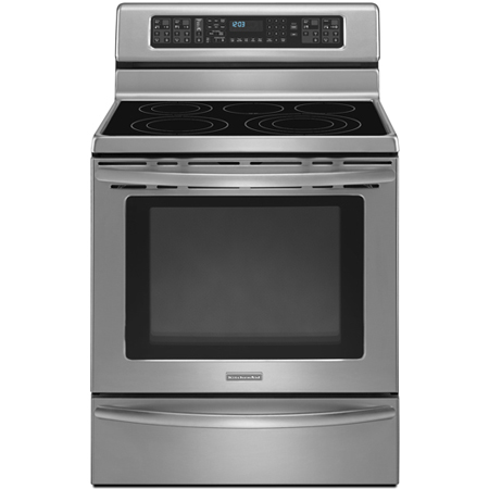 KitchenAid 30 ' KERS308 Stainless Steel Freestanding Electric Range - KERS308SS