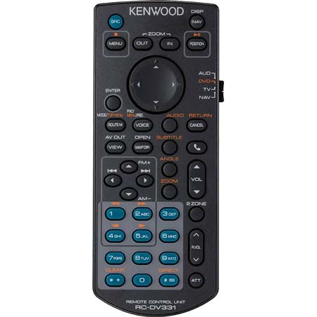 Kenwood IR Remote With Navigation Functions - KNA-RCDV331
