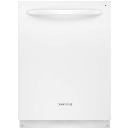KitchenAid Superba Series EQ White Undercounter Dishwasher - KUDE40FXWH