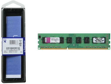 Kingston Technology 512M x 64-Bit SDRAM Memory Module - KVR1066D3N74G
