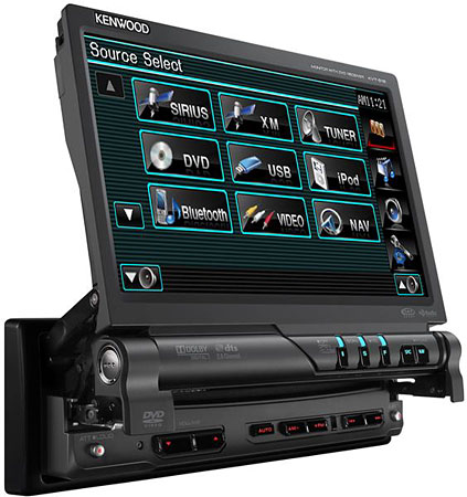 Kenwood In-Dash Mobile DVD Entertainment System - KVT-516