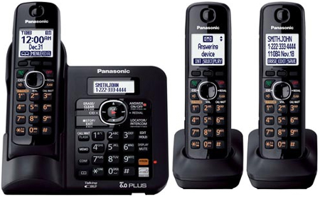 Panasonic Expandable Digital Cordless Answering System - KX-TG6643B