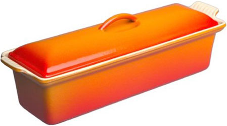 Le Creuset Enameled Cast-Iron Flame 1.5 Qt Pate Terrine - L0524-32-02