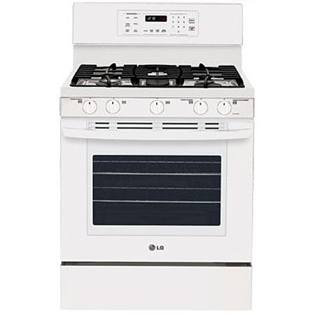 LG LRG3093 White Free-Standing Gas Range - LRG3093SW LG LRG3093 White Free-Standing Gas Range - LRG3093SW