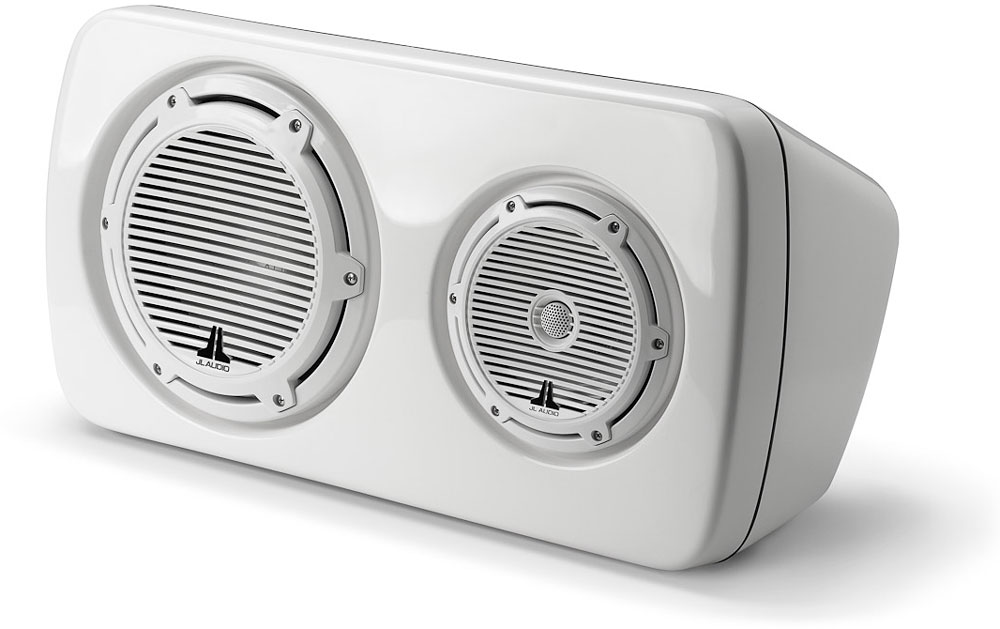 JL Audio Right Side 3-Way Full Range Enclosed Marine Speaker - M103EWS-CG-WH-R