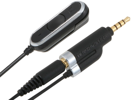 Monster Mobile SoniTalk Microphone Headphone Adapter - MBLHPHONEJKS