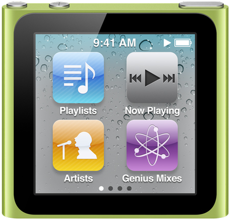 Apple 8GB Green 6th Generation iPod Nano - MC690LL/A