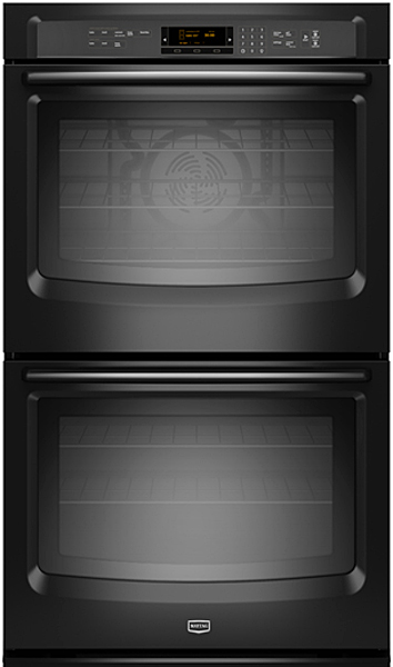 Maytag 27 ' Black Electric Double Wall Oven - MEW9627AB