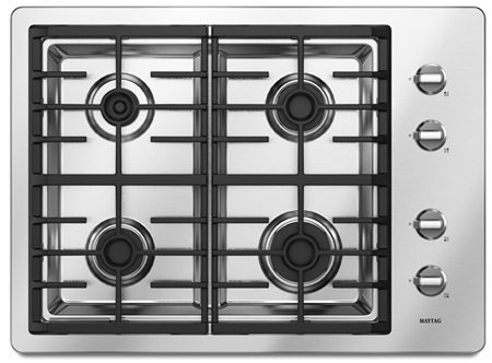 Maytag MGC7430W Stainless Steel 30" Gas Cooktop - MGC7430WS