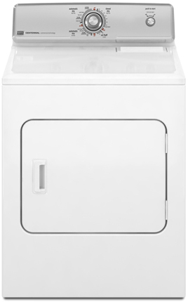 Maytag MGDC200XW 7.0 Cu Ft Centennial White Gas Dryer - MGDC200XW