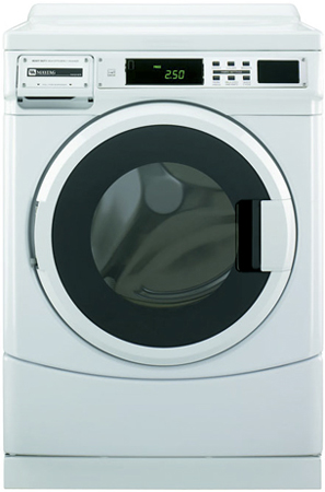 Maytag MHN30PRAWW White Commercial Front Load Washer - MHN30PRAWW