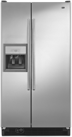 Maytag 22 Cu Ft Stainless Steel Side-By-Side Refrigerator - MSF22C2EXM